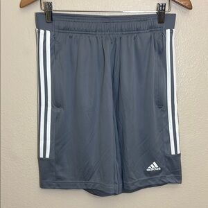 NWOT Adidas Gray White Athletic Shorts